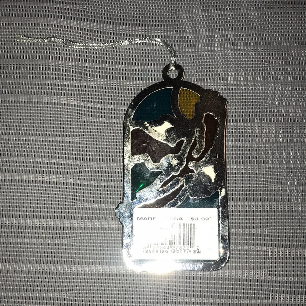 Souvenir Ornament Crater Lake National Park Soaring Eagle Mountains Suncatcher